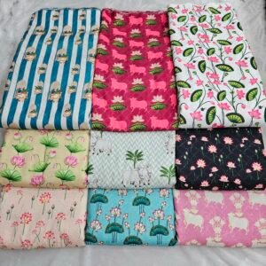 Pichwai Crochet Digital Print On Rayon