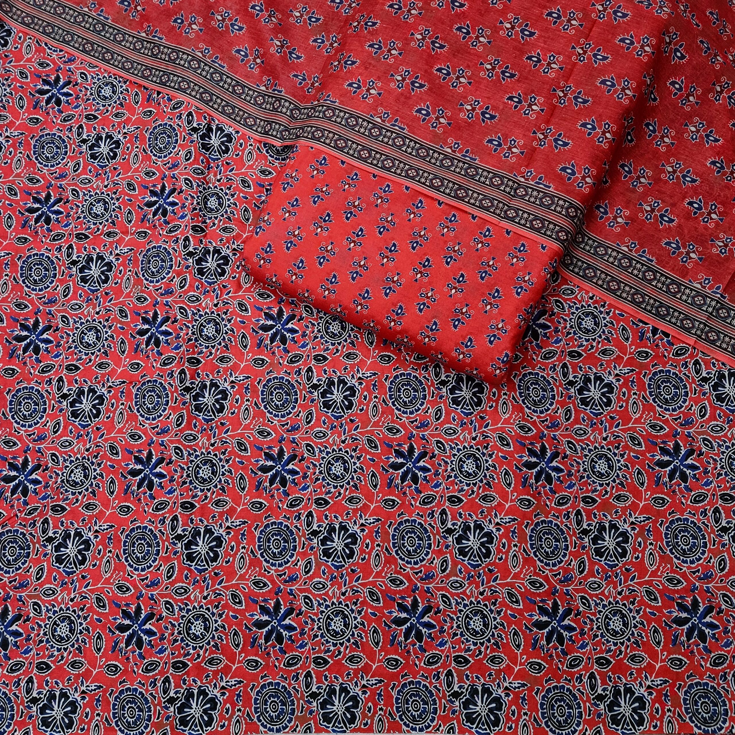 Cotton Digital Print 3PC Suit Fabric - Image 2