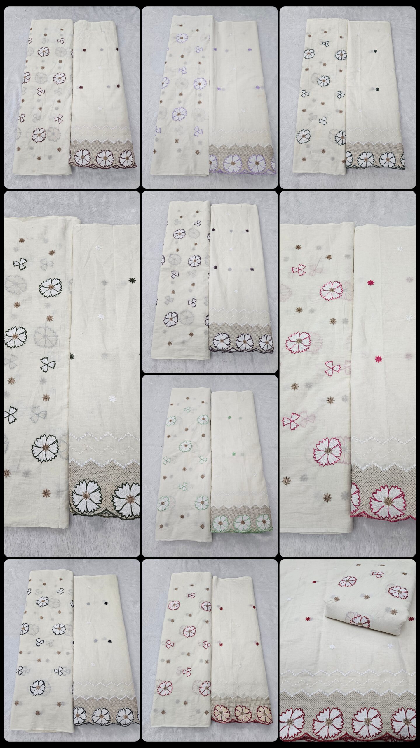 Pure Kora Cotton 2PC Suit Fabric