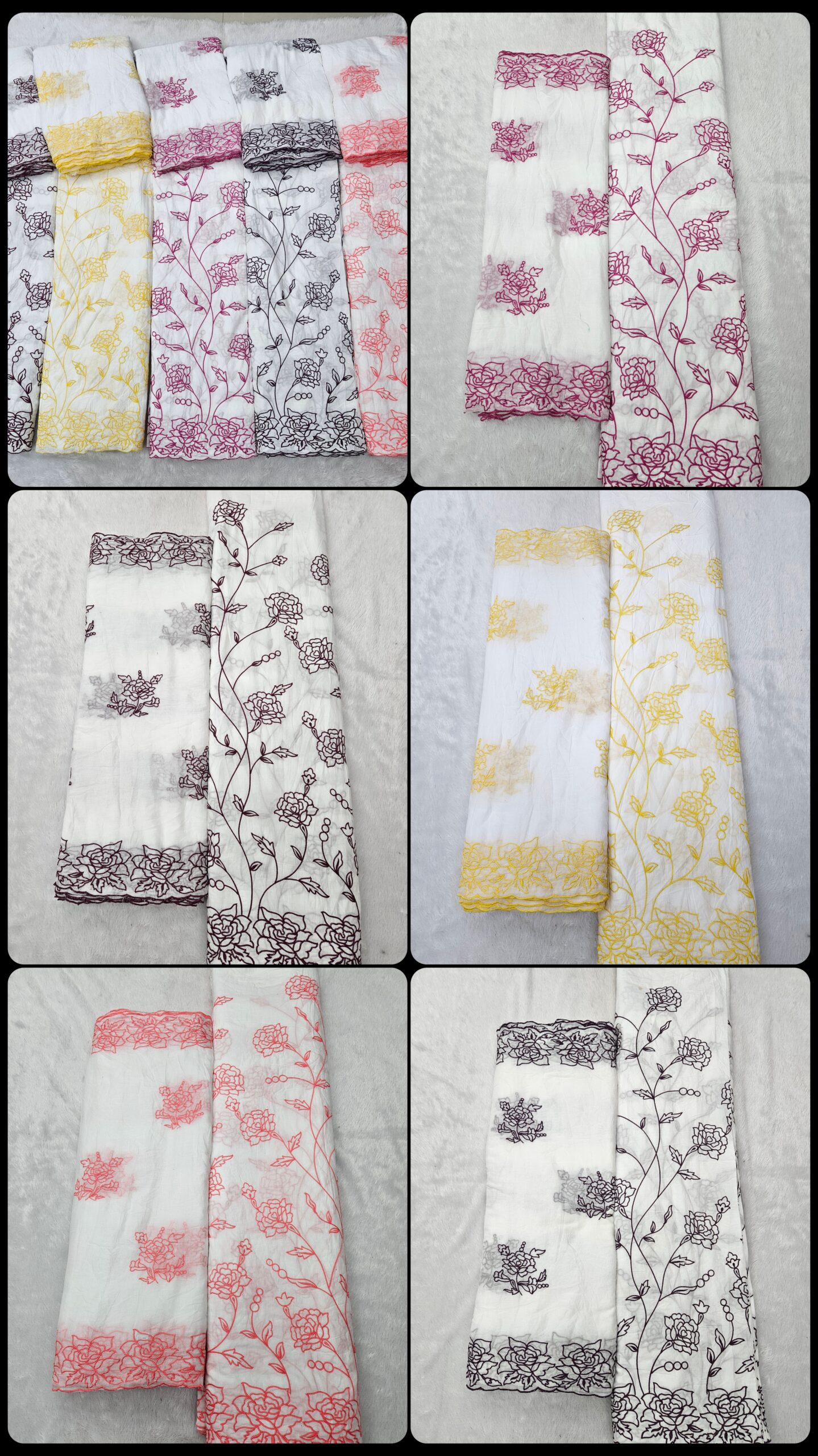 Pure Cotton Embroidery Suit Fabric